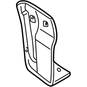 Kia 0K55251921B Guard Assembly-Rear Mud, L