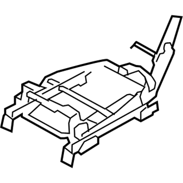 Kia 896002J100 Mech Assembly-Rear Seat RH