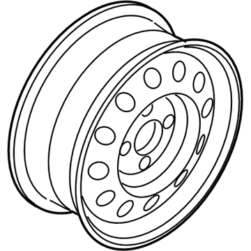 Kia 529102F060 Wheel Assembly-Steel