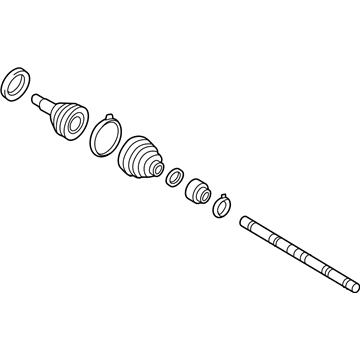 Kia 49582D4350 Joint Kit-Front Axle Differential