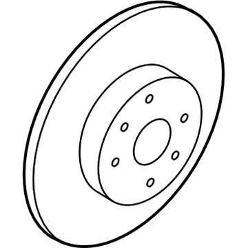 Kia Rio Brake Disc - 517121G000