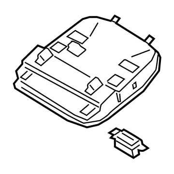 Kia 92810J6020BGA Lamp Assembly-Overhead C