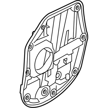 Kia 834712T000 Panel Assembly-Rear Door Module