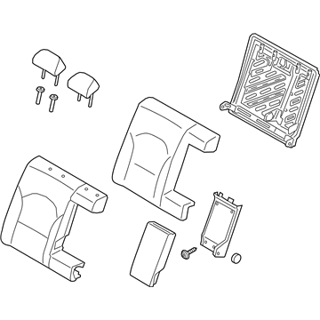 Kia 89400M7310B4S Back Assembly-Rr Seat RH