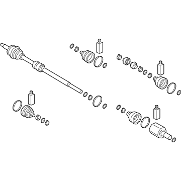 2020 Kia Forte Axle Shaft - 49500M7700