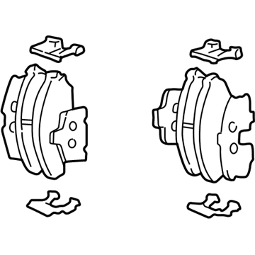 2004 Kia Optima Brake Pad Set - 583023CA20