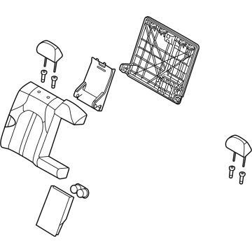 Kia 89400L3120HS7 Back Assembly-Rr Seat RH