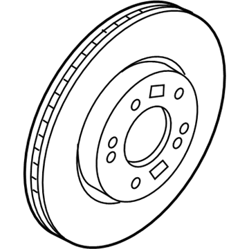 Kia 51712C1000 Disc-Front Wheel Brake