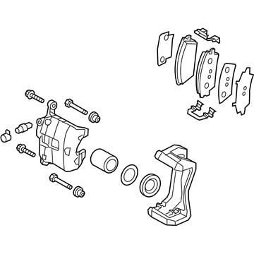 2016 Kia Sportage Brake Caliper - 58110D3100