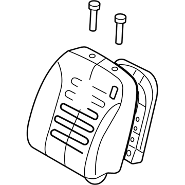 Kia 883052G500801 Back Assembly-Front Seat,LH