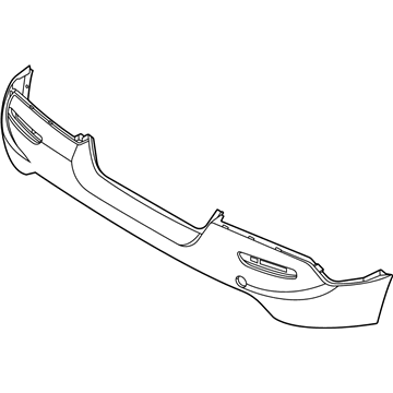 Kia 86650K0010 Rear Bumper Lower Cover