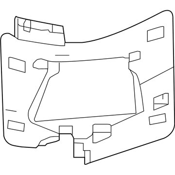 Kia 86687A8000 Bracket-Bsd Mounting,LH