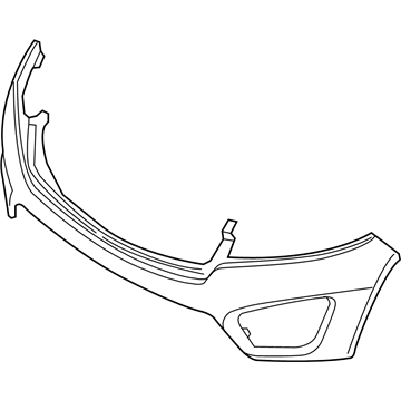 Kia 86511C6000 Front Bumper Upper Cover