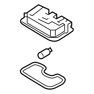 Kia 92850D9000ED Lamp Assembly-Room