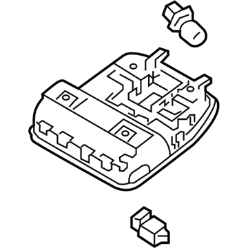 Kia 92800D9010WK Lamp Assembly-Overhead Console