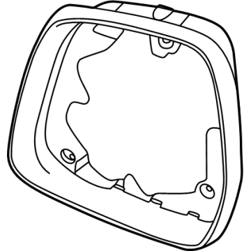 Kia 87615R0010 HOUSING COVER-O/S RR