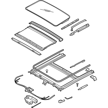 Kia 816002F20187 Sunroof Assembly