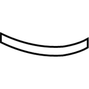 Kia 866713F050 MOULDING Rear Bumper,LH