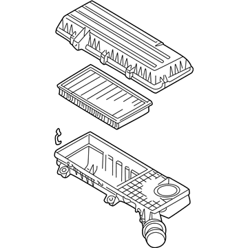 Kia 0K30C13320C Air Cleaner