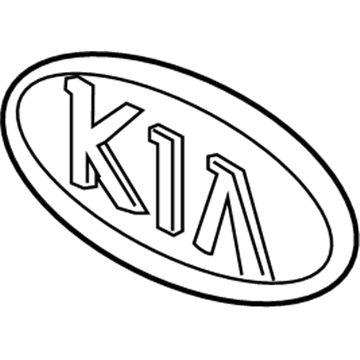 Kia 863534D520 Sub-Logo Assembly