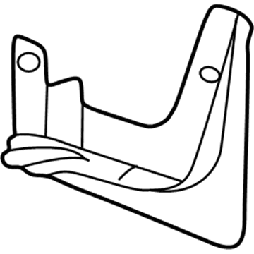 Kia 868323C000 Guard Assembly-Front Mud RH