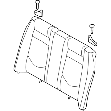 Kia 893001M322AF6 Back Assembly-Rear Seat