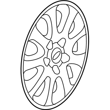 2001 Kia Sedona Wheel Cover - 1K53A37170