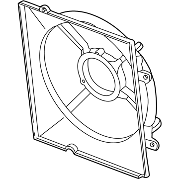 2004 Kia Sedona Fan Shroud - 0K52Y15210