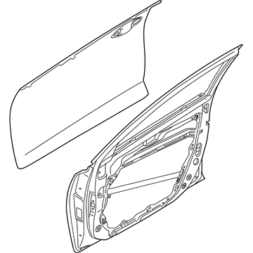 Kia 76004M7000 Panel Assembly-Front Doo