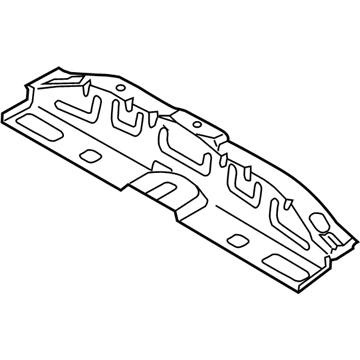 Kia 655212S000 Extension Assembly-Rear Floor