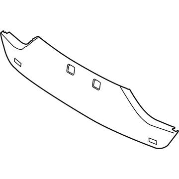 Kia 873713T530 Moulding-Back Panel