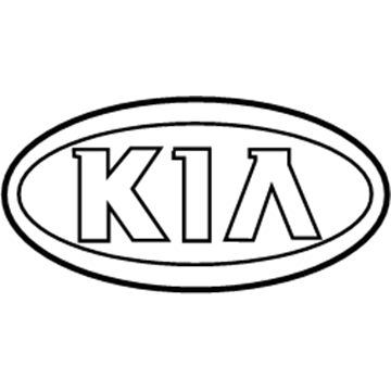 Kia 863303T000 Trunk Lid-Mark Assembly