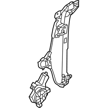 Kia Sedona Window Regulator - 834014D000