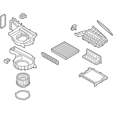 Kia 97100J6200 Blower Unit