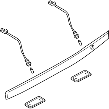 Kia 925003E000XX Lamp Assembly-License