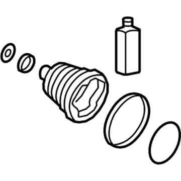 Kia 49583C1300 Boot Kit-Front Axle Differential