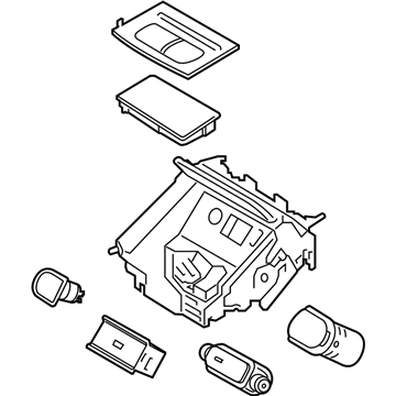 Kia 84630S9400FHV Tray Assembly-Floor Cons