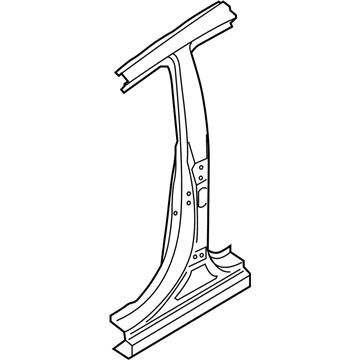 Kia 71401H9B00 Pillar Assembly-Center Outer