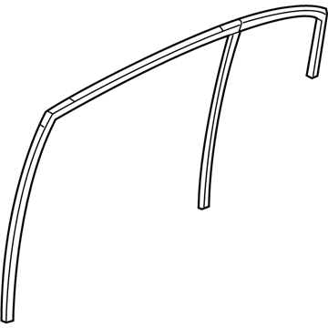 Kia 835313R200 Run-Rear Door Window Glass