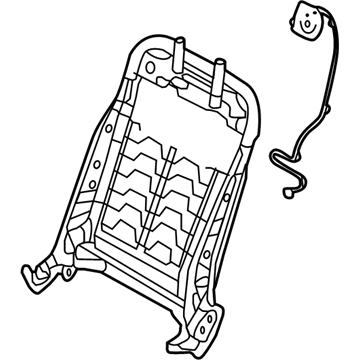 Kia 88410E4010 Frame Assembly-Front Seat B