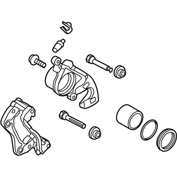 Kia 58190A7A21 Caliper Kit-Front Brake