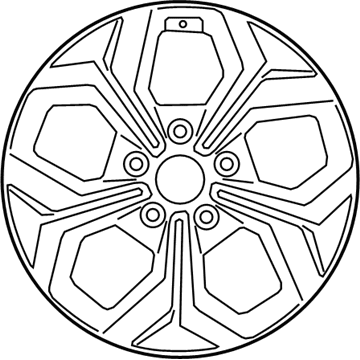 Kia 52910M7700 WHEEL ASSY-ALUMINIUM