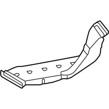 Kia 97360P4000 Duct-Rear Heating,LH