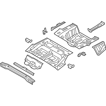 Kia Floor Pan - 655103R050