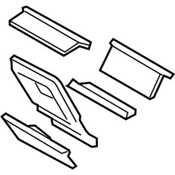 Kia 97207FD000 Door Assembly-Mode