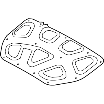 Kia 811243T000 Pad-Hood Insulating