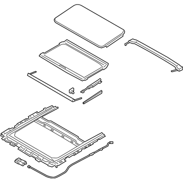 Kia 81600J6010BGA Sunroof Assembly