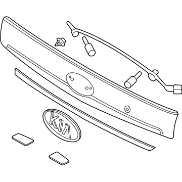 Kia 925014D522 Lamp Assembly-License