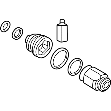 Kia 49582C5400 Joint Kit-Front Axle Differential