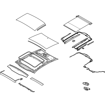 Kia 81600L2000WK Sunroof Assembly